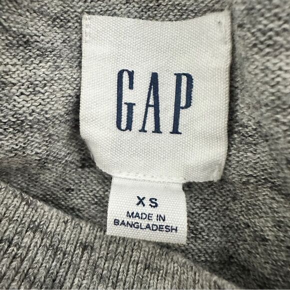 GAP men’s black and gray striped sweater size XS - Picture 3 of 5